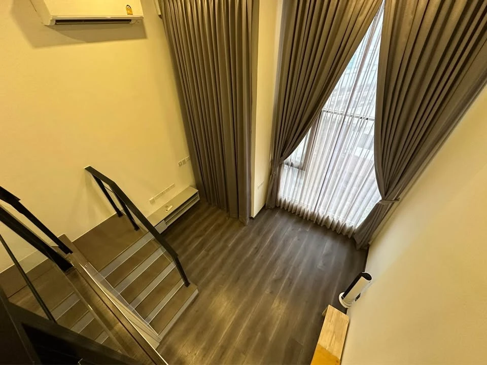 ให้เช่า ไนท์บริดจ์ สเปซ รัชโยธิน 1 ห้องนอนแบบ Duplex ชั้น 15 อยู่สบายไม่อึดอัด รีบจองให้ไว