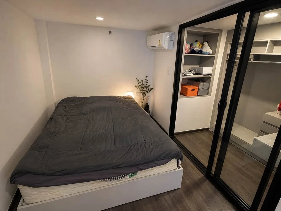 ให้เช่า ไนท์บริดจ์ สเปซ รัชโยธิน 1 ห้องนอนแบบ Duplex ชั้น 15 อยู่สบายไม่อึดอัด รีบจองให้ไว