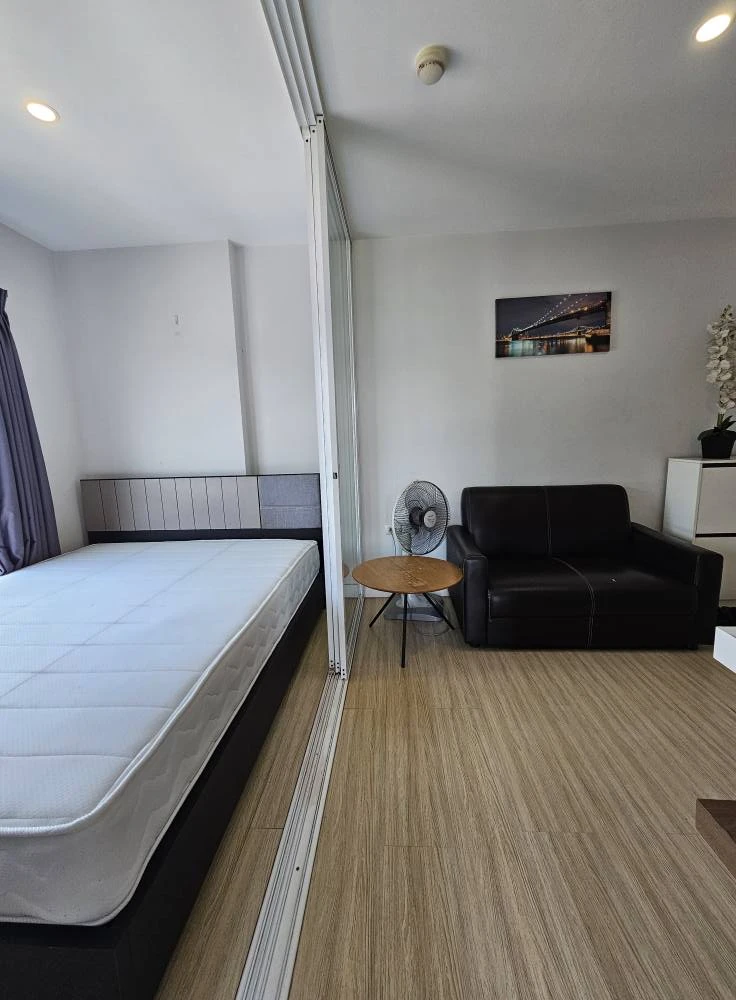 ให้เช่า ไลบรารี่ เฮ้าซ์ สุขสวัสดิ์ - ประชาอุทิศ ชั้น 6 ห้องมุม วิวพื้นที่สีเขียวสบายตา เฟอร์นิเจอร์ภายในห้องจัดเต็ม จองเลย