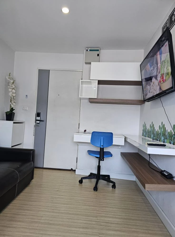 ให้เช่า ไลบรารี่ เฮ้าซ์ สุขสวัสดิ์ - ประชาอุทิศ ชั้น 6 ห้องมุม วิวพื้นที่สีเขียวสบายตา เฟอร์นิเจอร์ภายในห้องจัดเต็ม จองเลย