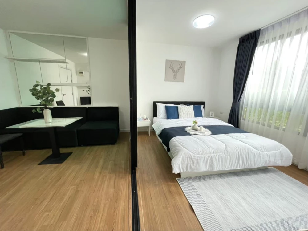 ให้เช่า ไอคอนโด ศาลายา ห้องน่าอยู่ เฟอร์พร้อม ชั้น 1 เข้าออกสะดวกสบาย จองเลย