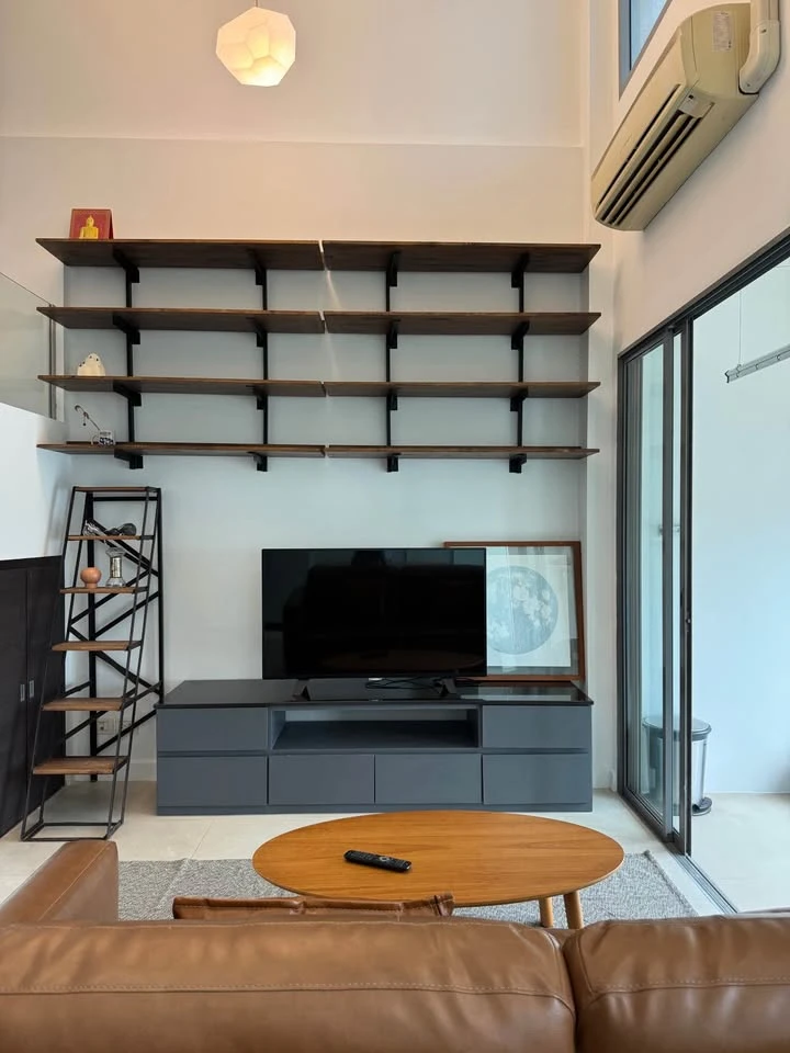 ให้เช่า ไอดีโอ คิว พญาไท ชั้น 37 ชั้นสูง วิวสวย โล่ง ห้อง Duplex เพดานสูง ตกแต่งครบพร้อมเข้าอยู่