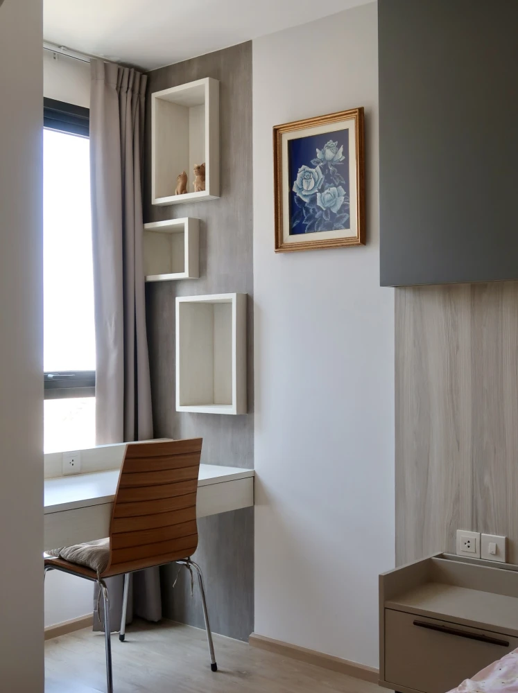 ให้เช่า ไอดีโอ คิว ราชเทวี ชั้น 24 ห้องมุม ตกแต่งด้วยเฟอร์นิเจอร์บิวท์อินเริ่ดๆ รีบจองเลยจ้า