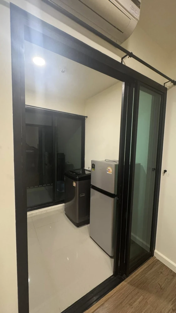 ให้เช่า ไอ คอนโด เกษตร ชั้น 4 แบบ 1 ห้องนอนแยกเป็นสัดส่วน เฟอร์นิเจอร์ครบเซต ห้ามพลาด