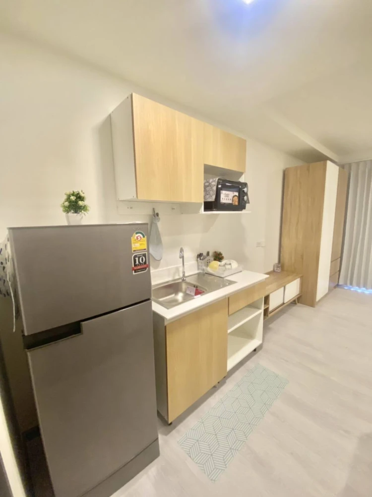 ให้เช่า A land Condo ไทรน้อย เวสต์เกต เฟส 2 ห้องสตูดิโอ เฟอร์นิเจอร์ครบ + เครื่องใช้ไฟฟ้าพร้อมใช้งาน จองเลยอย่าลังเล