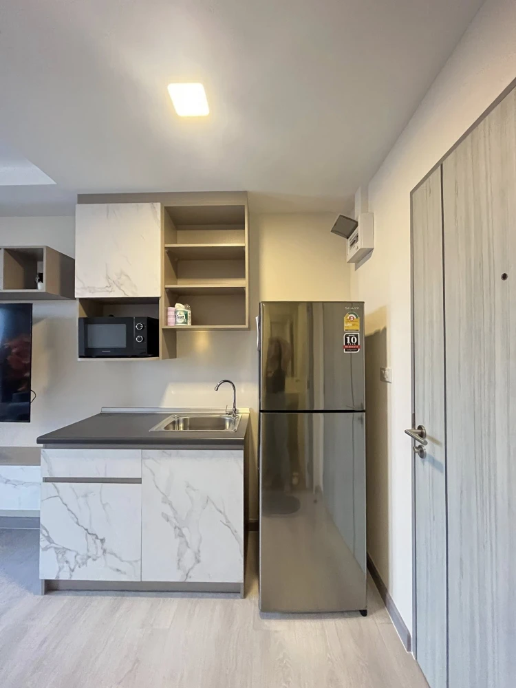 ให้เช่า A Land Condo Sai Noi-Westgat ห้องแต่งสวยเรียบหรูดูแพง บิ้วอินผนังลายหินอ่อนอย่างดี จองเลย