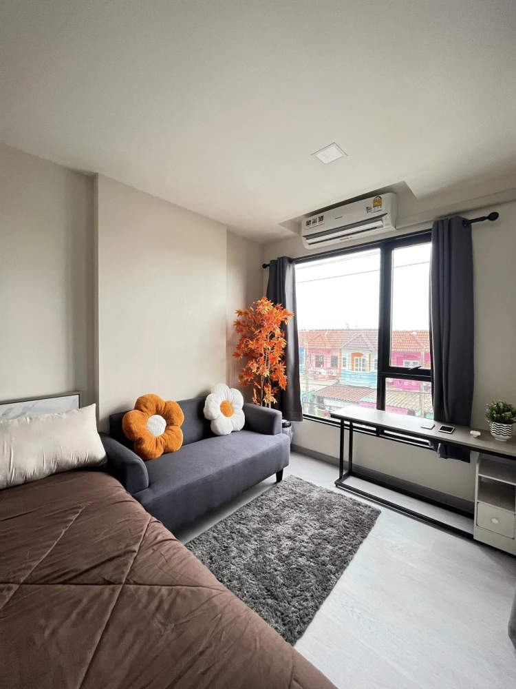 ให้เช่า A Land Condo Sai Noi-Westgat ห้องแต่งสวยเรียบหรูดูแพง บิ้วอินผนังลายหินอ่อนอย่างดี จองเลย