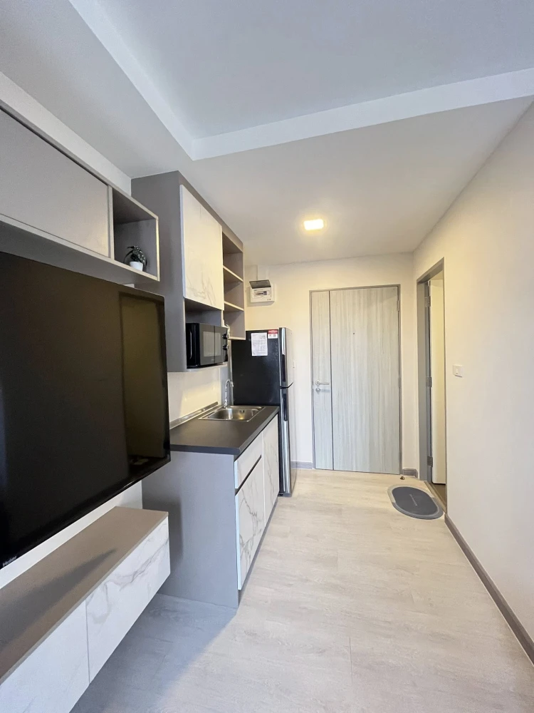 ให้เช่า A Land Condo Sai Noi-Westgat ห้องแต่งสวยเรียบหรูดูแพง บิ้วอินผนังลายหินอ่อนอย่างดี จองเลย