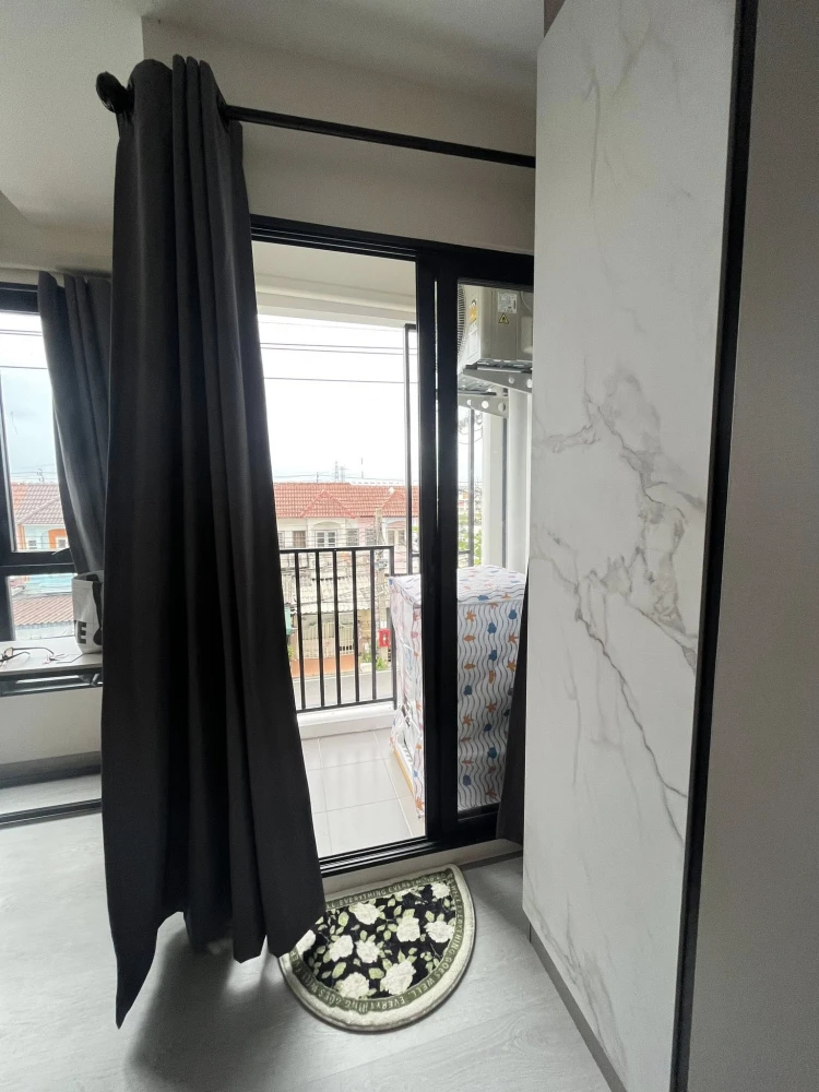 ให้เช่า A Land Condo Sai Noi-Westgat ห้องแต่งสวยเรียบหรูดูแพง บิ้วอินผนังลายหินอ่อนอย่างดี จองเลย