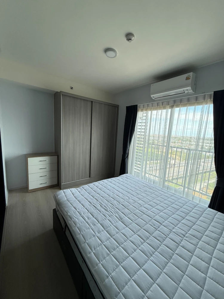 ให้เช่า A space Mega ห้องพร้อมอยู่ เฟอร์พร้อม ชั้นสูง จองเลย