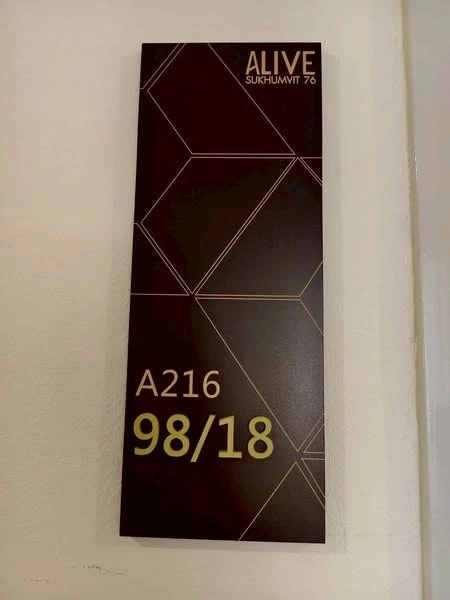ให้เช่า Alive Sukhumvit 76 ชั้น 2 ห้องกั้นเป็นสัดส่วน แต่งครบ น่าอยู่ จองเลย ด่วนๆ