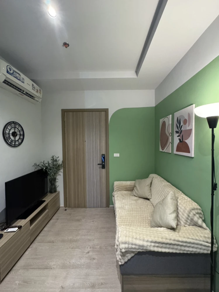 ให้เช่า ALTITUDE UNICORN SATHORN - THAPRA ห้องตกแต่งโทนสีเขียวสบายตา น่าอยู่มากๆ จองก่อนได้ก่อน