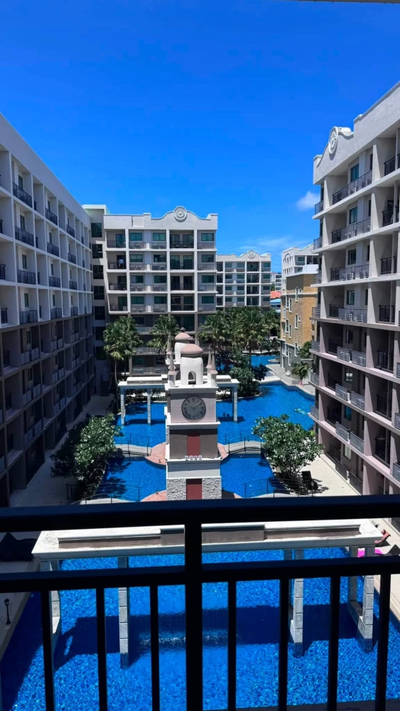 ให้เช่า Arcadia Beach Continental ห้องชั้น 5 เฟอร์นิเจอร์ครบครัน วิวสระว่ายน้ำ จองเลย