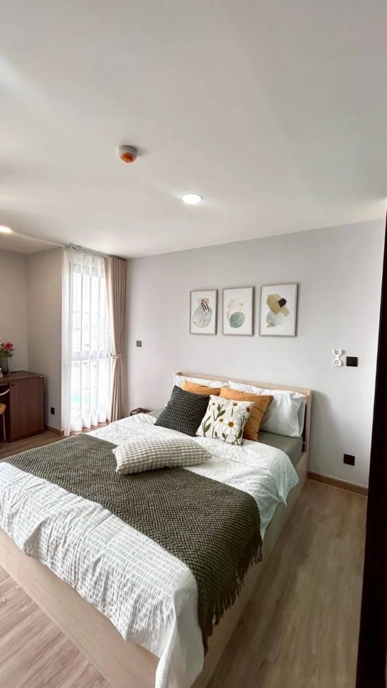 ให้เช่า Asher Sutthisan ห้องน่าอยู่ ตกแต่งคุมโทน มาพร้อมเฟอร์ครบครัน หิ้วกระเป๋าเข้าอยู่ได้เลยจ้า