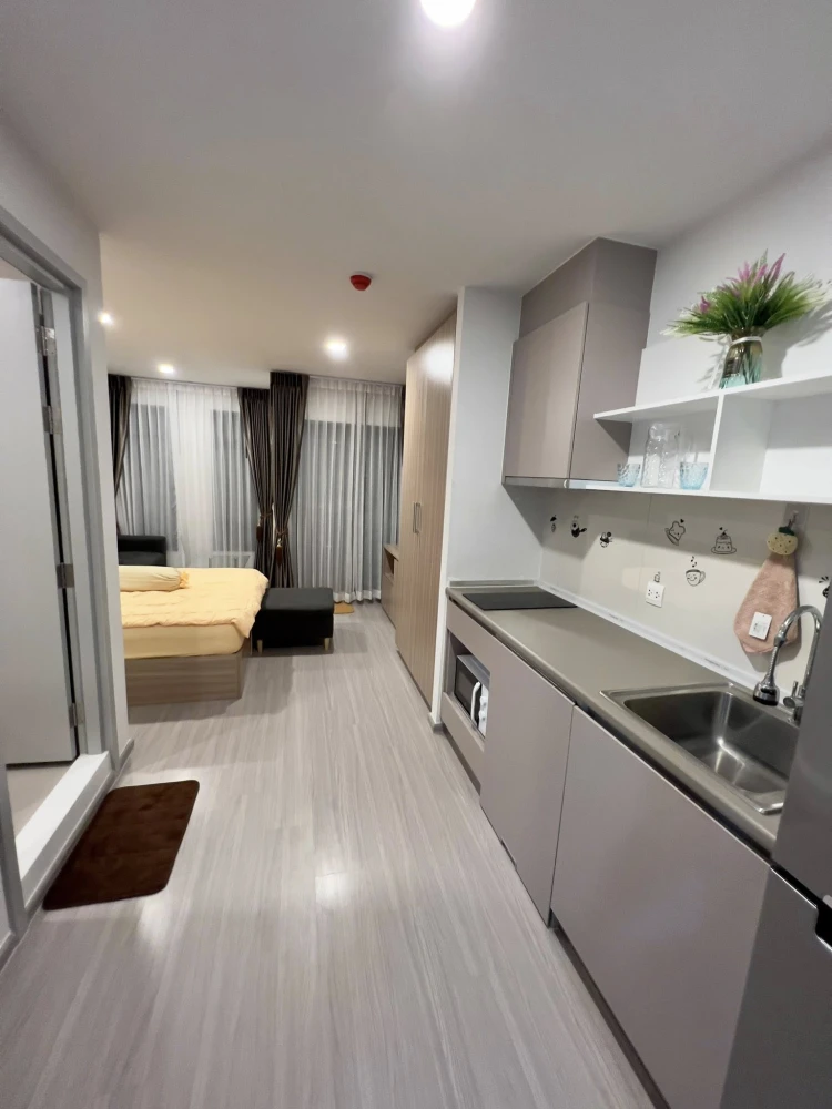 ให้เช่า Aspire Asoke - Ratchada ห้องสตูดิโอ มาพร้อมเฟอร์นิเจอร์และสิ่งอำนวยความสะดวกครบครัน จองเลย