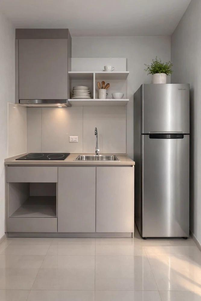 ให้เช่า Aspire Asoke - Ratchada ห้องแต่งสวยคุมโทน เฟอร์นิเจอร์ครบครัน หิ้วกระเป๋าเข้าอยู่ได้เลยจ้า