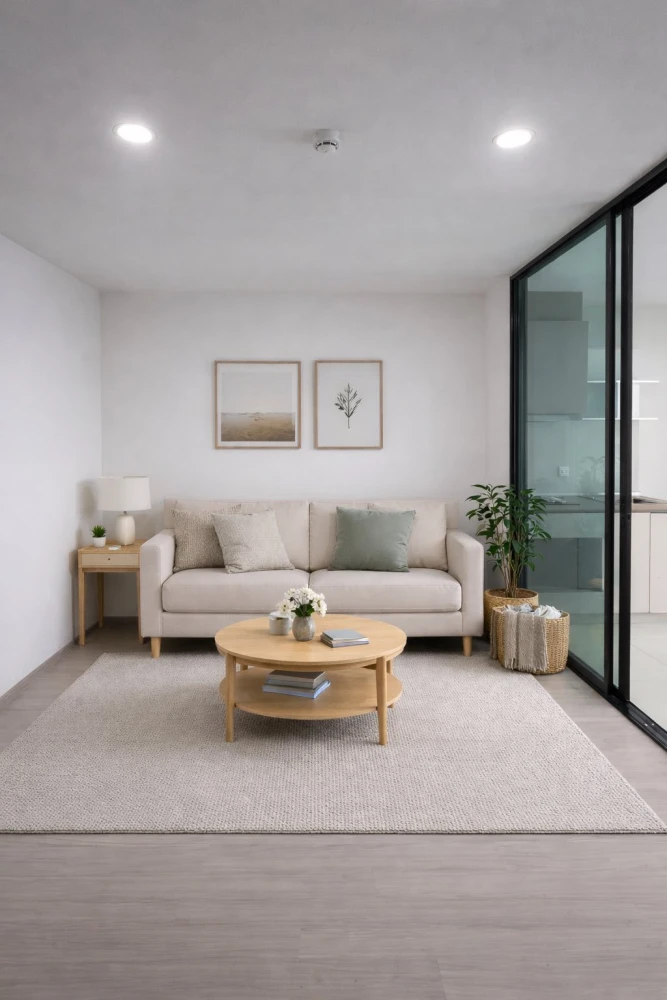 ให้เช่า Aspire Asoke - Ratchada ห้องแต่งสวยคุมโทน เฟอร์นิเจอร์ครบครัน หิ้วกระเป๋าเข้าอยู่ได้เลยจ้า