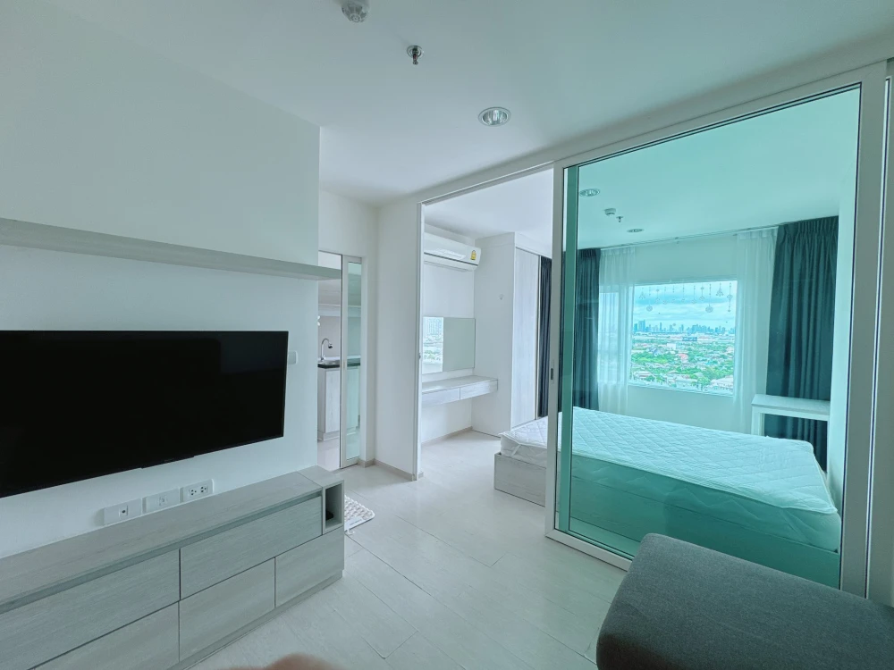 ให้เช่า ASPIRE Erawan 1 ห้องนอน 1 ห้องน้ำ มาพร้อมเฟอร์และเครื่องใช้ไฟฟ้าครบครัน จองเลย
