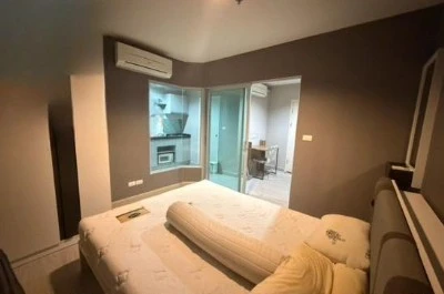 ให้เช่า ASPIRE NGAMWONGWAN ห้องแบ่งสัดส่วน ห้องนอนและห้องครัวแยกกัน ตกแต่งฟังก์ชั่นครบ พร้อมเข้าอยู่ทันที