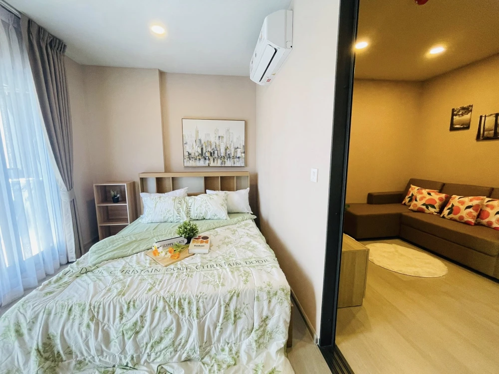 ให้เช่า Aspire Onnut Station ห้องน่าอยู่ ชั้น 8 ตกแต่งคุมโทน มาพร้อมเฟอร์นิเจอร์ครบครัน จองเลยตอนนี้จ้า