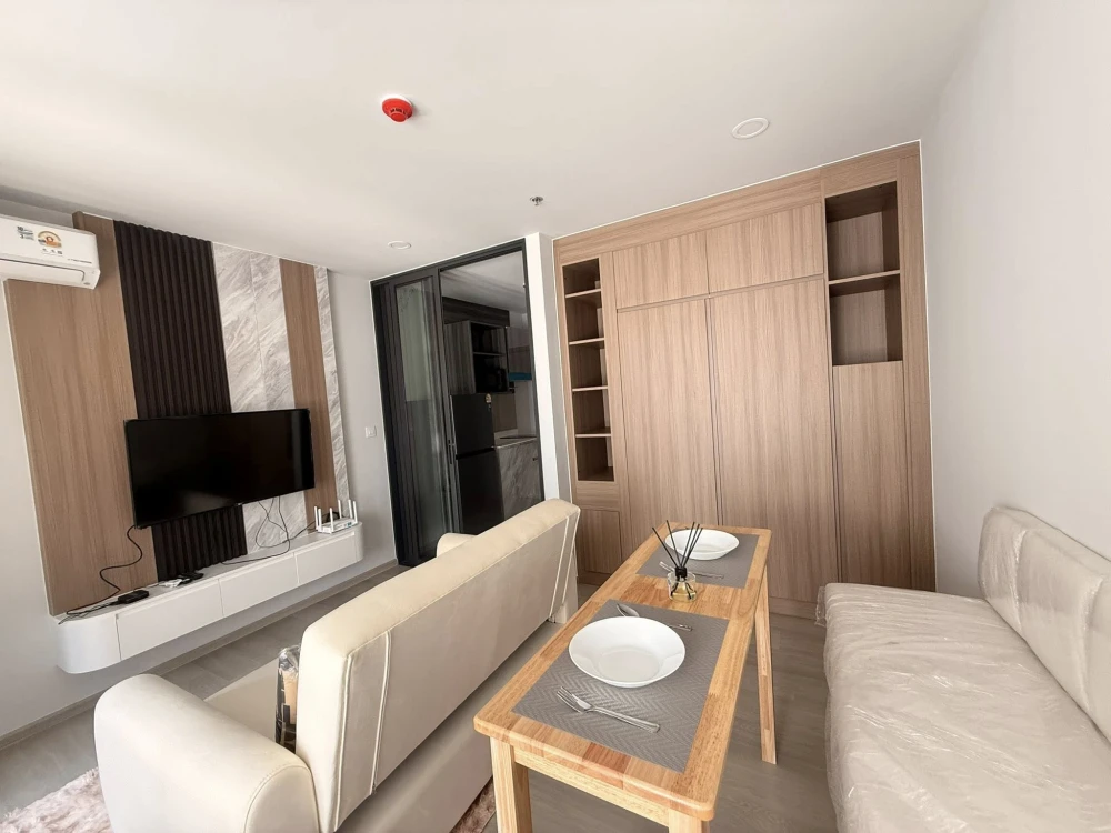 ให้เช่า Aspire Onnut Station ห้องพร้อมอยู่ เฟอร์พร้อม ชั้นสูง จองเลย