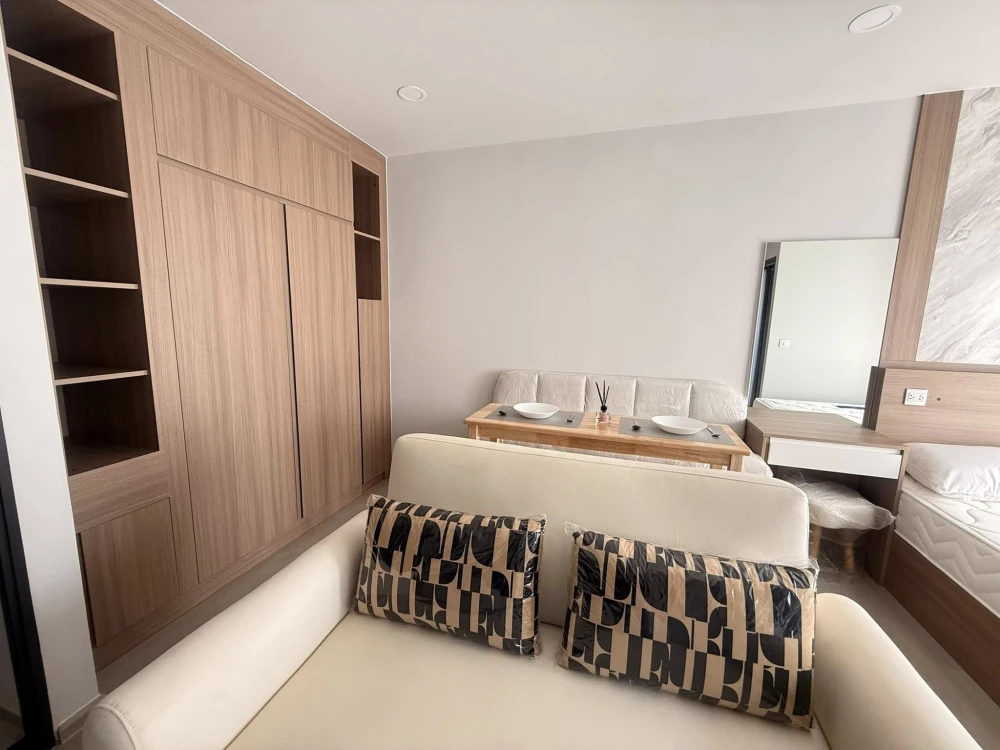 ให้เช่า Aspire Onnut Station ห้องพร้อมอยู่ เฟอร์พร้อม ชั้นสูง จองเลย