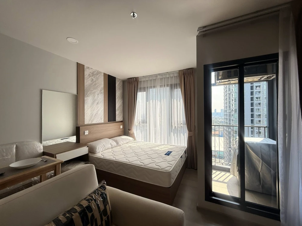 ให้เช่า Aspire Onnut Station ห้องพร้อมอยู่ เฟอร์พร้อม ชั้นสูง จองเลย