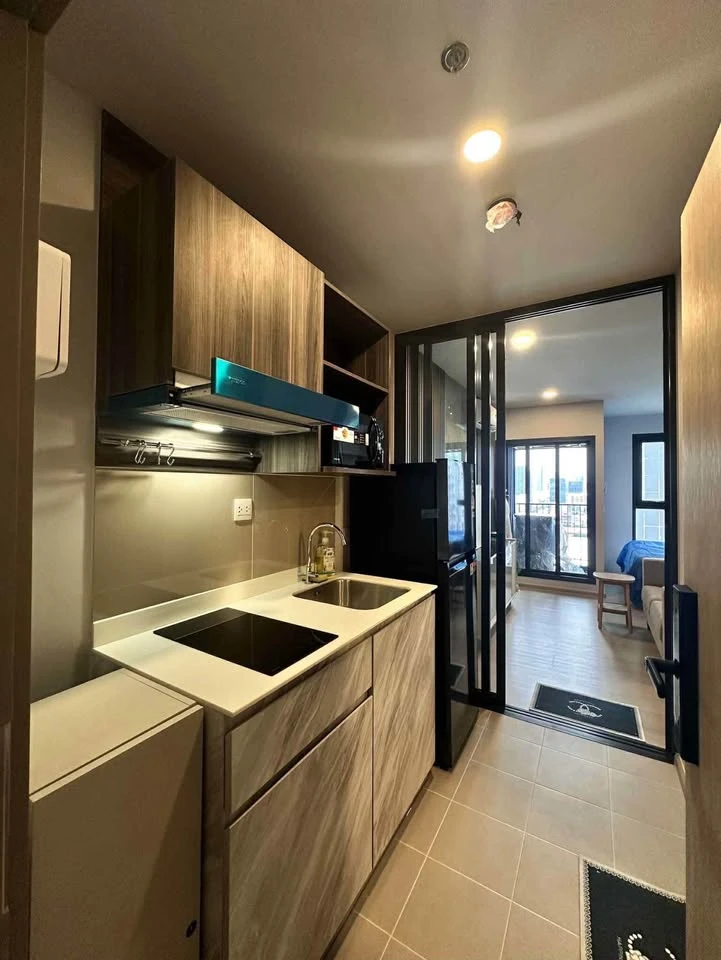 ให้เช่า Aspire Onnut Station ห้องสตูดิโอ ชั้น 18 ตกแต่งครบ พร้อมเครื่องใช้ไฟฟ้าแน่นๆ ห้ามพลาด