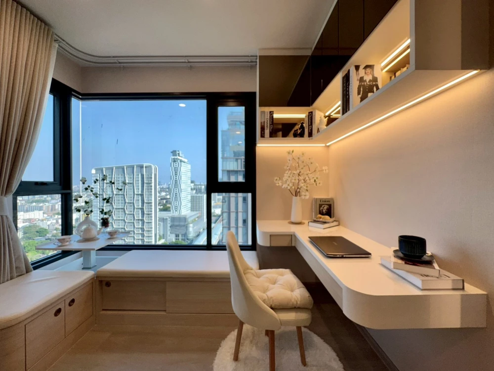 ให้เช่า Aspire Onnut Station ห้องสวย Rare item! คอนโด แต่งถึงอย่างเริ่ด บรรยากาศดีมาก น่าจองสุดๆ