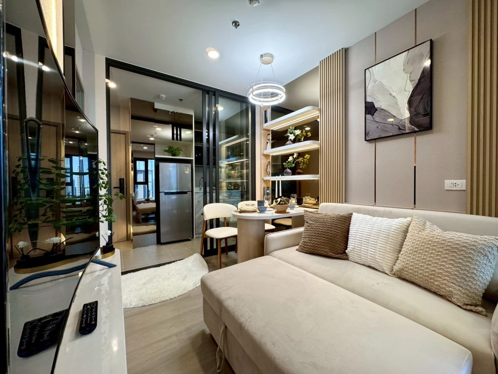 ให้เช่า Aspire Onnut Station ห้องสวย Rare item! คอนโด แต่งถึงอย่างเริ่ด บรรยากาศดีมาก น่าจองสุดๆ