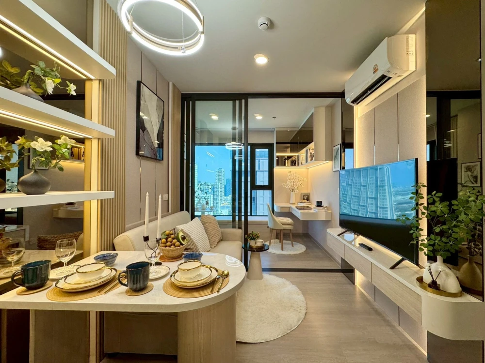 ให้เช่า Aspire Onnut Station ห้องสวย Rare item! คอนโด แต่งถึงอย่างเริ่ด บรรยากาศดีมาก น่าจองสุดๆ