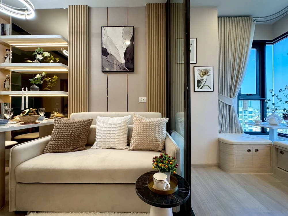 ให้เช่า Aspire Onnut Station ห้องสวย Rare item! คอนโด แต่งถึงอย่างเริ่ด บรรยากาศดีมาก น่าจองสุดๆ