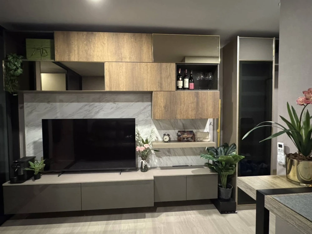 ให้เช่า Aspire Onnut Station ห้องอยู่ชั้น 27 สูงมากๆ เฟอร์ครบ + เครื่องใช้ไฟฟ้าครบ พร้อมอยู่