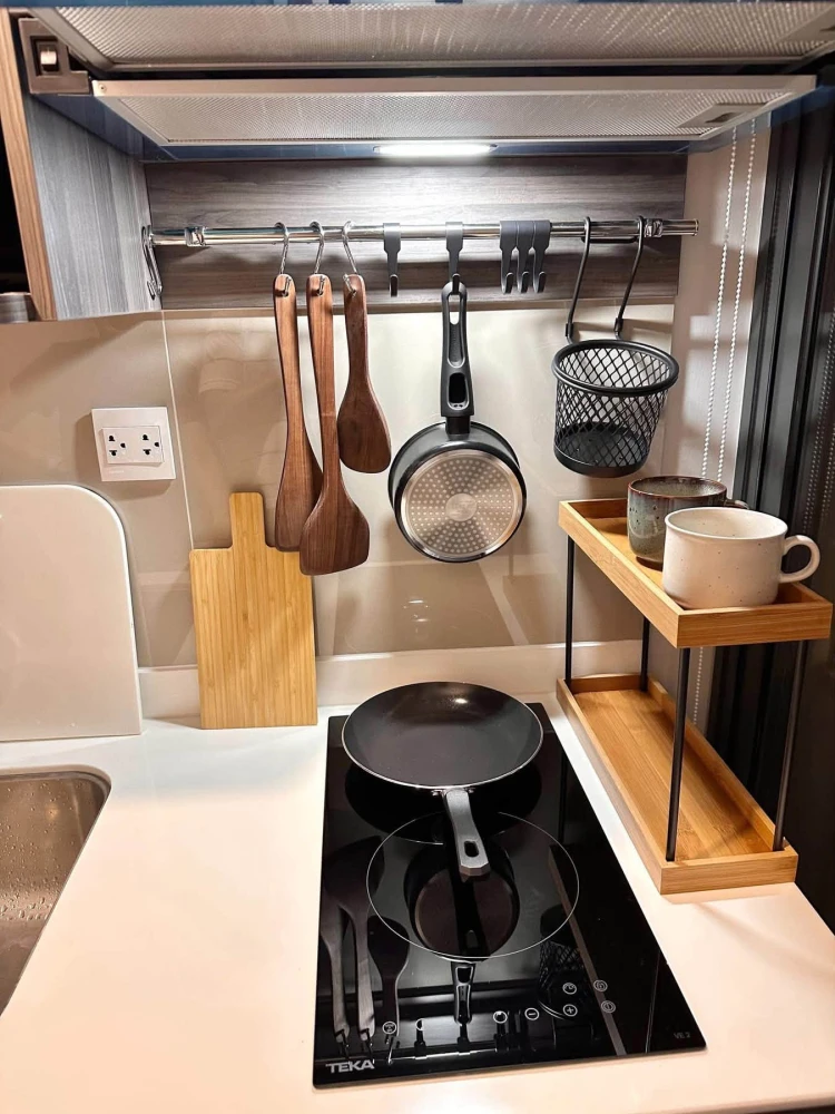 ให้เช่า Aspire Onnut Station ห้องแต่งสไตล์ Cozy Modern เฟอร์ เครื่องใช้ไฟฟ้าครบ  หิ้วกระเป๋าเข้าอยู่ได้ทันที