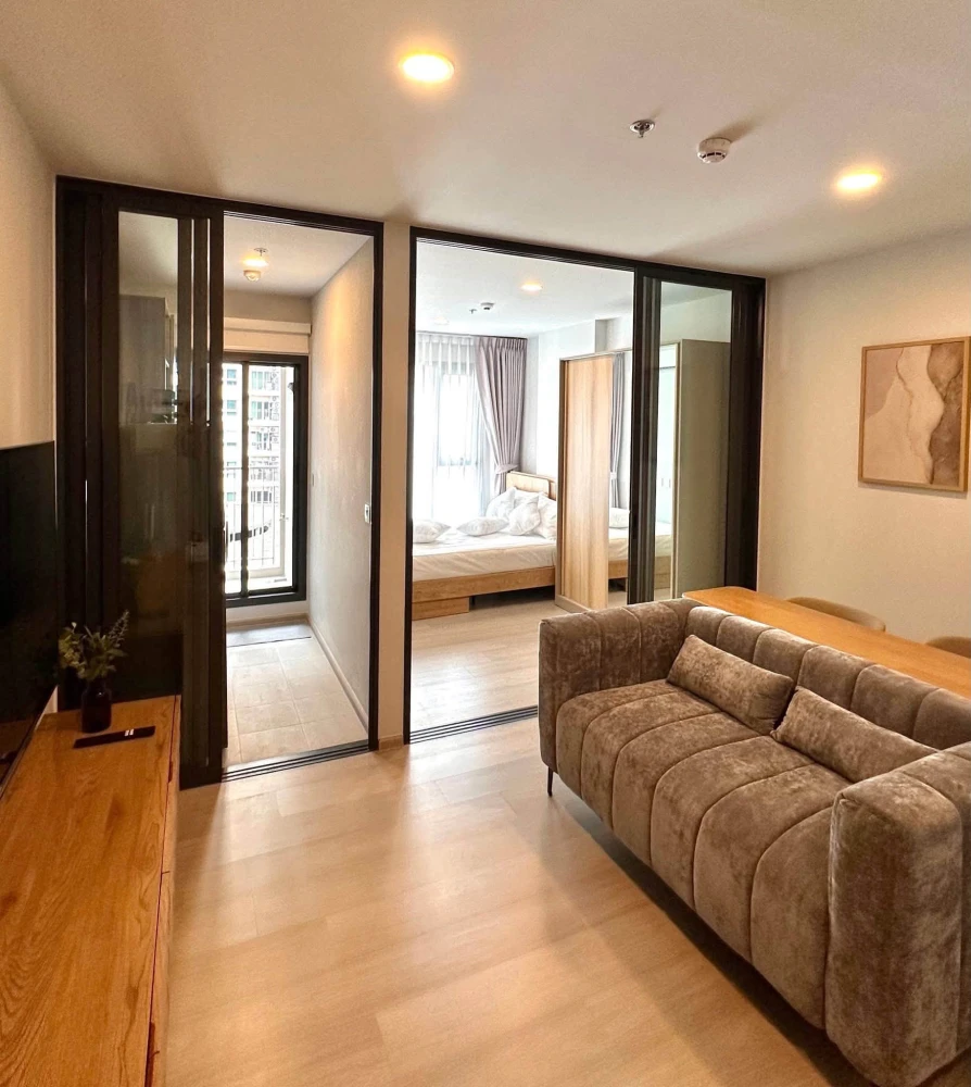 ให้เช่า Aspire Onnut Station ห้องแต่งสไตล์ Cozy Modern เฟอร์ เครื่องใช้ไฟฟ้าครบ  หิ้วกระเป๋าเข้าอยู่ได้ทันที