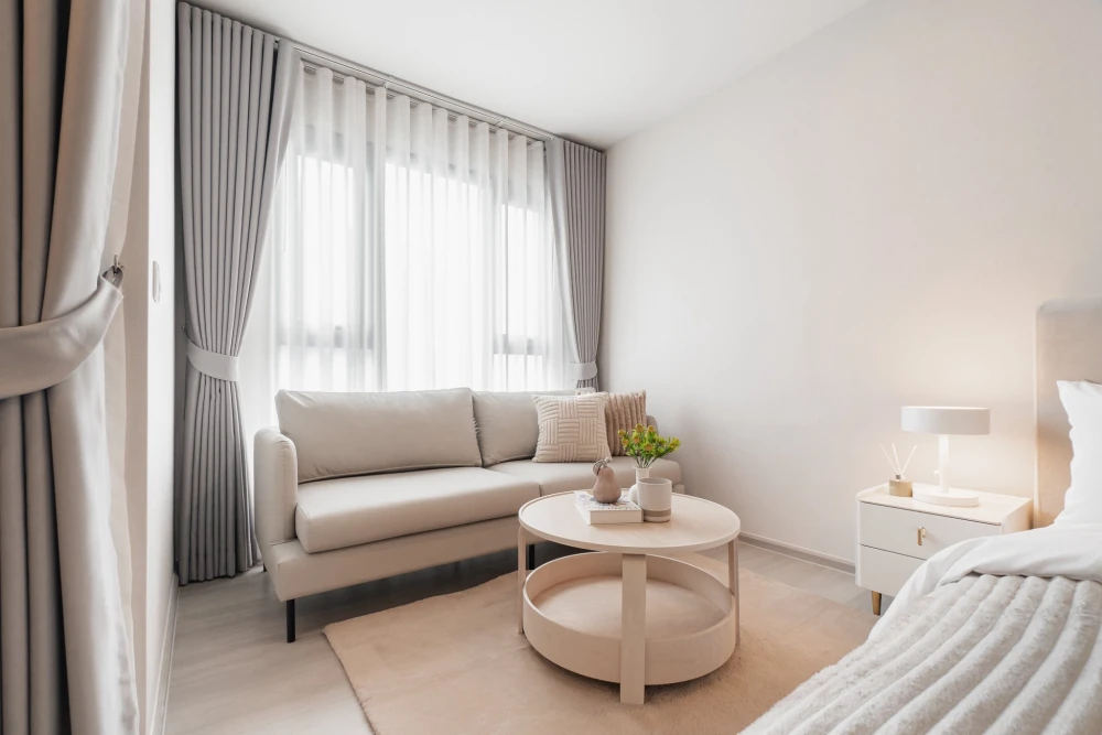 ให้เช่า Aspire Onnut Station High Floor: ชั้น 30 วิวเมืองโล่งกว้าง แบบ Panorama ไม่มีตึกบัง ลมพัดเย็นสบายตลอดวัน รีบจองเลย