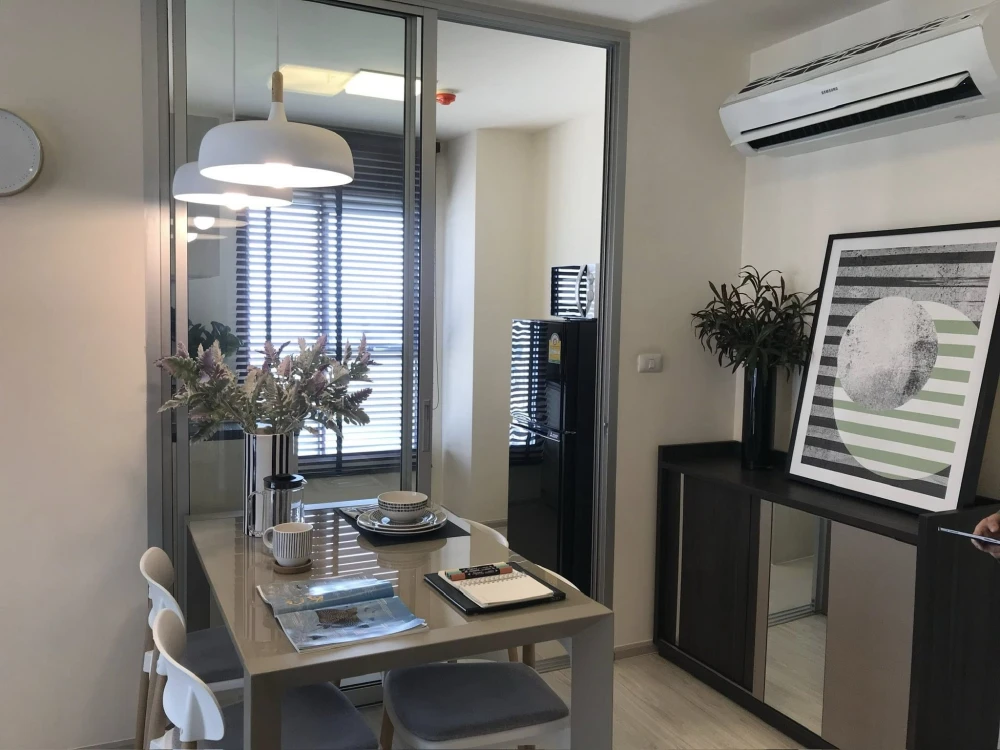 ให้เช่า Aspire Rattanathibet 2 ห้องกว้างพื้นที่ใช้สอยเยอะ แต่งสวยคุมโทน จองเลย