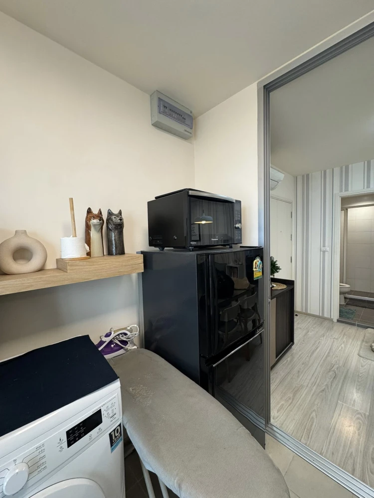 ให้เช่า Aspire Rattanathibet 2 ห้องกว้างพื้นที่ใช้สอยเยอะ แต่งสวยคุมโทน จองเลย