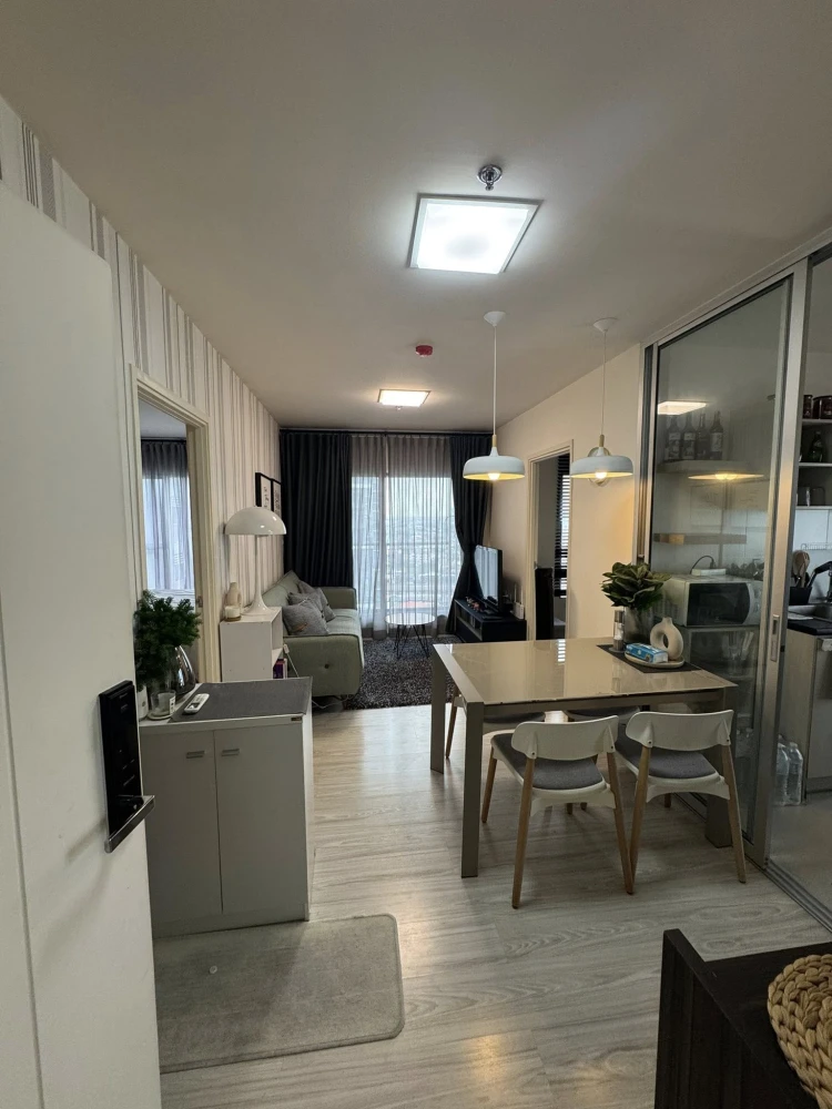 ให้เช่า Aspire Rattanathibet 2 ห้องกว้างพื้นที่ใช้สอยเยอะ แต่งสวยคุมโทน จองเลย