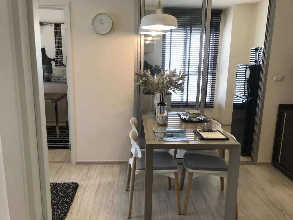 ให้เช่า Aspire Rattanathibet 2 ห้องกว้างพื้นที่ใช้สอยเยอะ แต่งสวยคุมโทน จองเลย