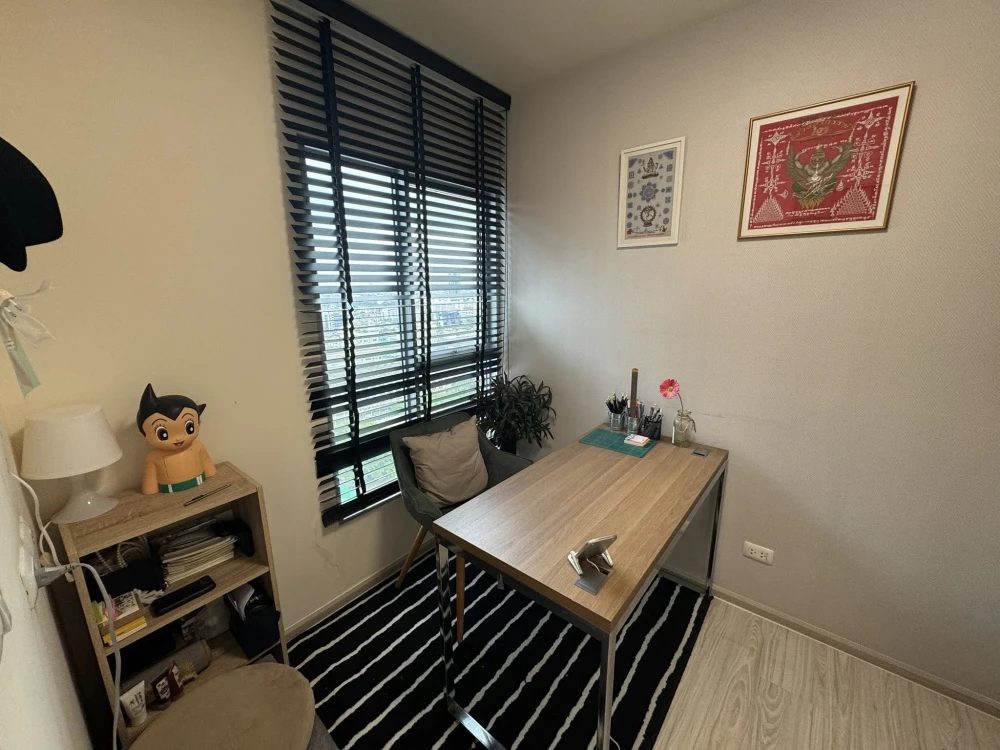 ให้เช่า Aspire Rattanathibet 2 ห้องกว้างพื้นที่ใช้สอยเยอะ แต่งสวยคุมโทน จองเลย