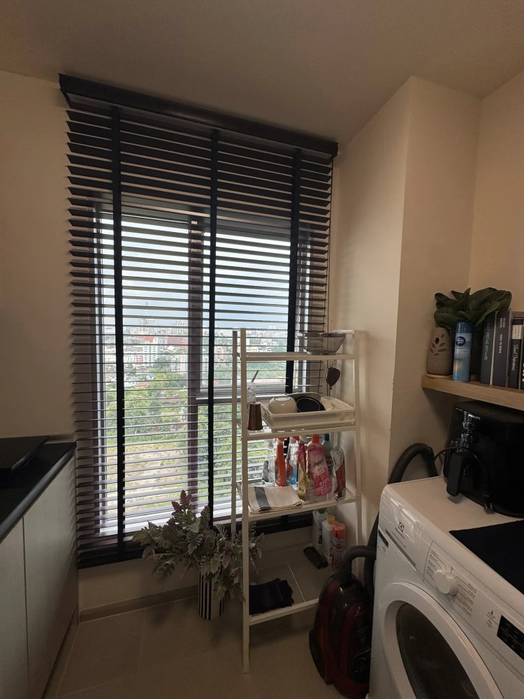 ให้เช่า Aspire Rattanathibet 2 ห้องกว้างพื้นที่ใช้สอยเยอะ แต่งสวยคุมโทน จองเลย