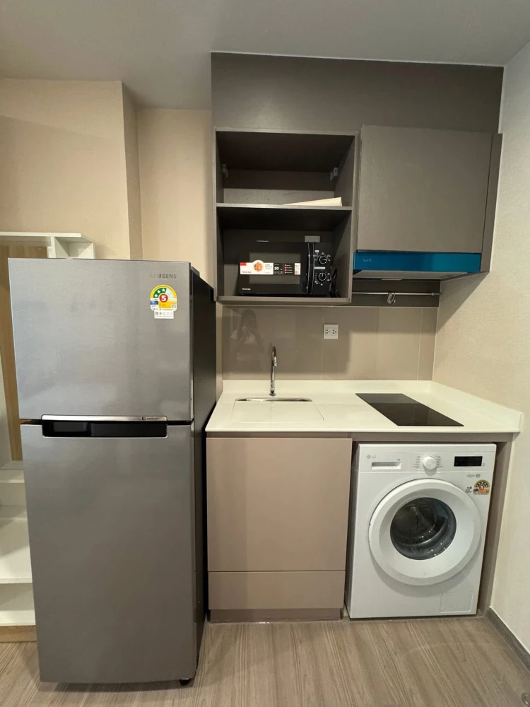ให้เช่า Aspire Sukhumvit - Rama 4 1 ห้องนอน 1 ห้องน้ำ มาพร้อมเฟอร์และเครื่องใช้ไฟฟ้าครบครัน หิ้วกระเป๋าเข้าอยู่ได้เลยจ้า