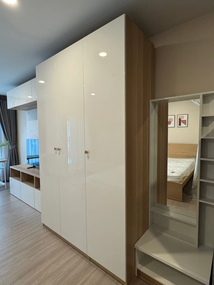 ให้เช่า Aspire Sukhumvit - Rama 4 1 ห้องนอน 1 ห้องน้ำ มาพร้อมเฟอร์และเครื่องใช้ไฟฟ้าครบครัน หิ้วกระเป๋าเข้าอยู่ได้เลยจ้า