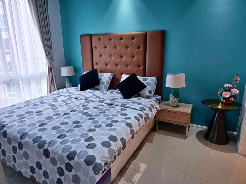 ให้เช่า Atlantis Condo Resort Pattaya 2 ห้องนอน พื้นที่ใช้สอยเยอะ เฟอร์ครบ วิวสระ ไม่บล็อค จองเลย