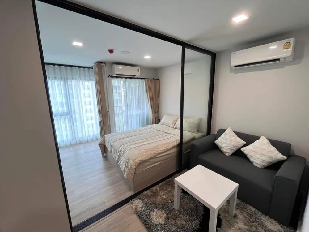 ให้เช่า Atmoz Flow Minburi ตกแต่งครบ ลากกระเป๋าเข้าอยู่ได้เลย อุปกรณ์พร้อม รีบย้าย