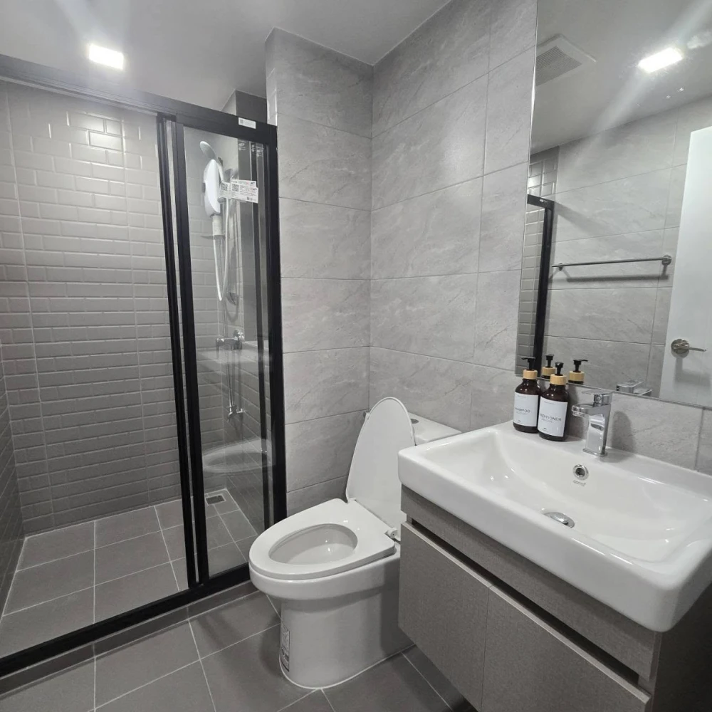 ให้เช่า Atmoz Flow Minburi ห้องพร้อมอยู่ เฟอร์พร้อม หิ้วกระเป๋าเข้าอยู่ได้เลย+++