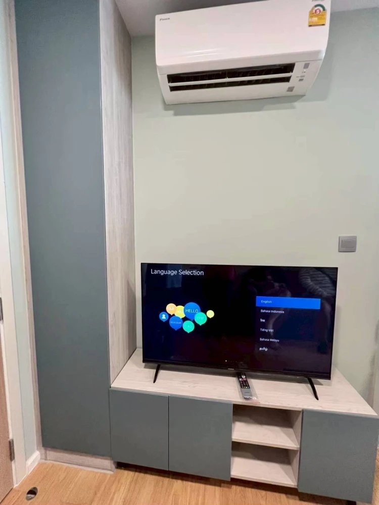 ให้เช่า Atmoz Kanaal Rangsit วิวคลอง (อาคาร C) เฟอร์นิเจอร์ & เครื่องใช้ไฟฟ้าครบ มาแต่ตัวเข้าอยู่ได้เลย