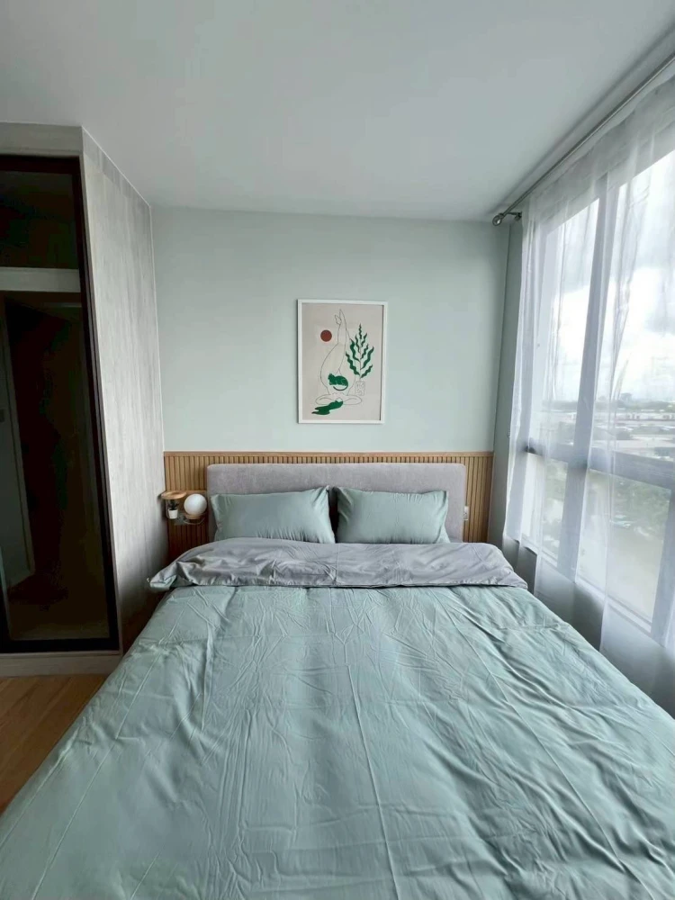 ให้เช่า Atmoz Kanaal Rangsit วิวคลอง (อาคาร C) เฟอร์นิเจอร์ & เครื่องใช้ไฟฟ้าครบ มาแต่ตัวเข้าอยู่ได้เลย