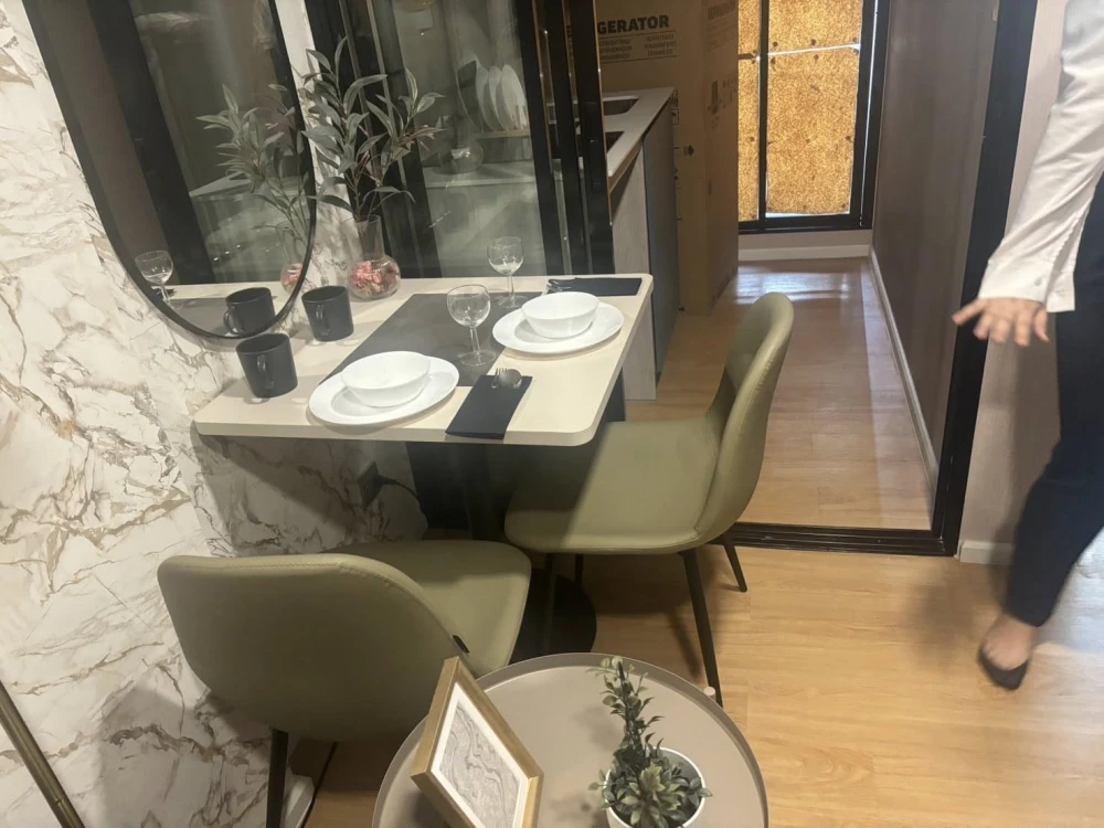 ให้เช่า Atmoz Kanaal Rangsit ห้องชั้น 2 แต่งสวยคุมโทนสุดปัง มาพร้อมเฟอร์ครบครัน จองด่วน